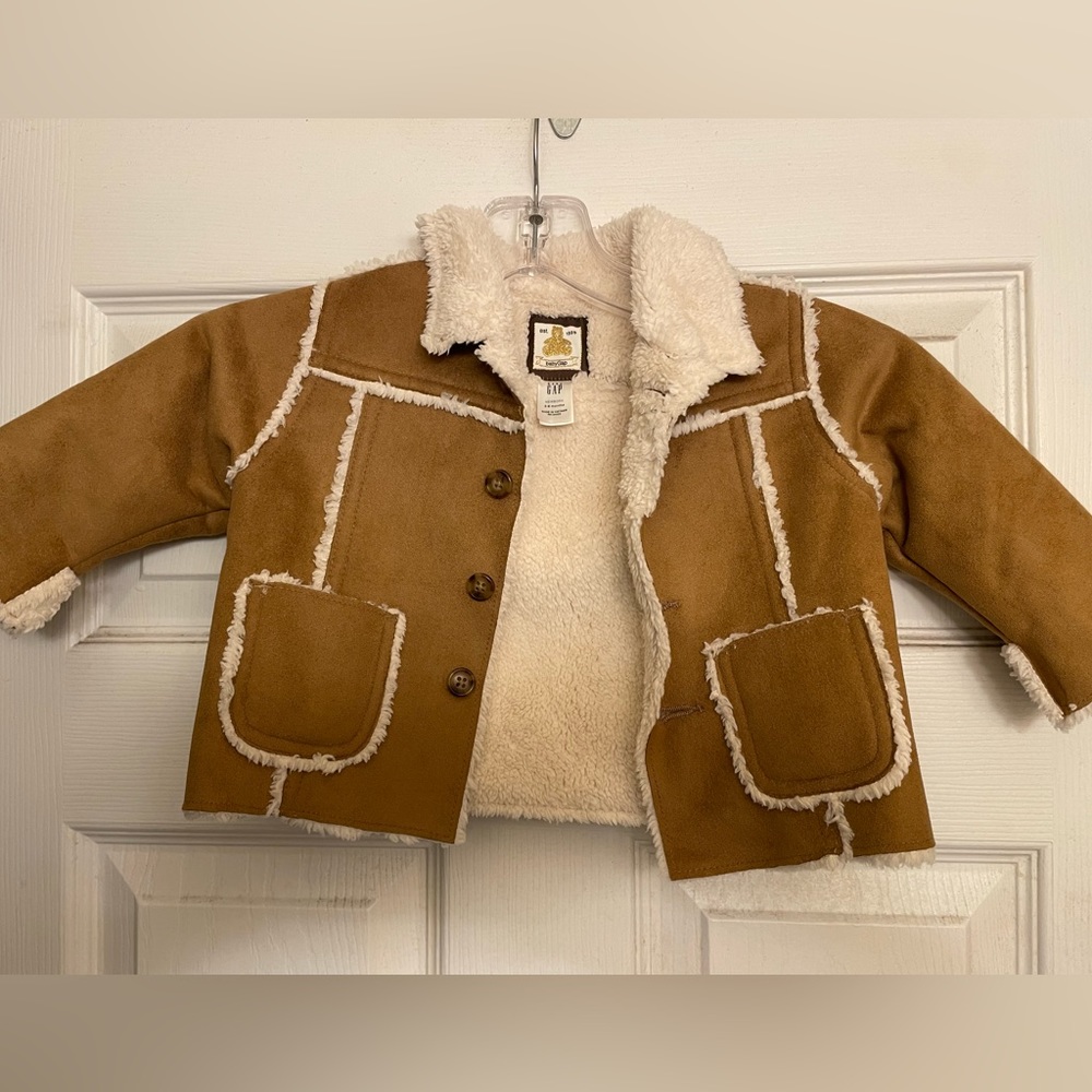 (NWOT) BABY GAP Boys sherpa-lined Coat